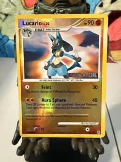 Lucario 6/130 - Burger King Stamped Reverse Holo - Pokemon Diamond & Pearl [HP] - Image 1