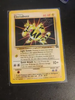 Electabuzz 2 (Pokemon The First Movie) Wotc Black Star Promo - Image 3
