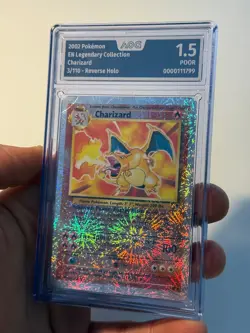 Pokemon Glurak/Charizard 3/110 Legendary Collection (2002) Reverse Holo AOG 1,5 - Image 1