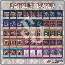 BATTLIN' BOXER ALITO DECK 45 Second Lead Yoke Nova Kaiser Rabbit Puncher YuGiOh - Image 2
