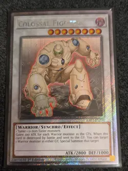 Yugioh Bonanza - Colossal Fighter - Platinum Secret Rare - RA03-EN200 - Image 1