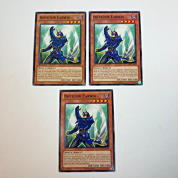 (3) YuGiOh! INZEKTOR EARWIG: GAOV-EN030 COMMON Unlimited NM - Image 1