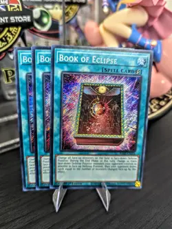 Yu-Gi-Oh! 3x Book of Eclipse Secret Rare RA02-EN054 - Image 1