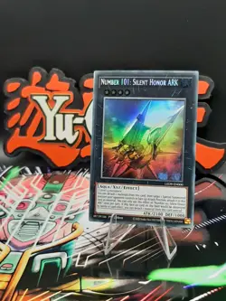 Yu-Gi-Oh! Number 101: Silent Honor Ark LED9-EN000 Ghost Rare 1st Ed - NM - Image 1