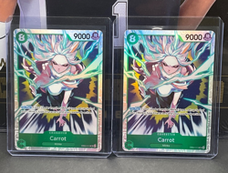One Piece The Azure Sea’s Seven OP14-EB04 Carrot SR’s English (LOT OF 2) - Image 1