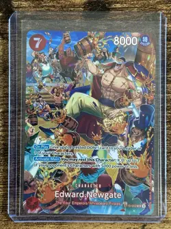 One Piece TCG Edward Newgate ST15-002 Super Rare NM English - Image 1