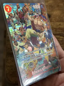 One Piece TCG Edward Newgate ST15-002 Super Rare NM English - Image 3
