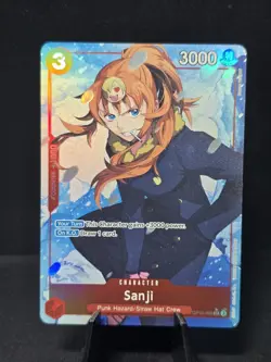 One Piece Sanji Parallel Alt Art OP10-005 SR Royal Blood Foil Near Mint - Image 1