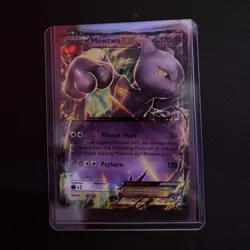 Pokemon TCG Mewtwo-EX XY183 XY Promo Holo Basic English Card Psychic Type - Image 1