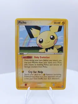 Pokemon Pichu Card 21/108 EX Power Keepers (LP/MP) - Image 1