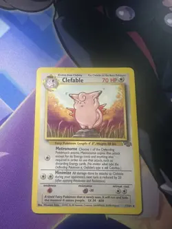 Pokemon TCG Clefable Jungle 17/64 Unlimited Regular Card - Image 1