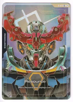 Gundam Card Game - Gquuuuuux C++ Alt Art GD02 R-015 Resource Card - Ultra Rare - Image 2
