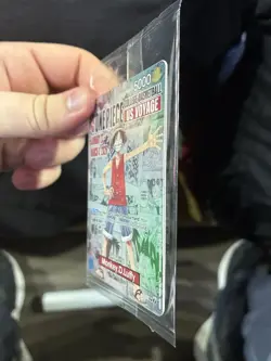 One Piece Monkey D. Luffy US Voyage College Basketball Card Rutgers 1/23 IN HAND - Image 3