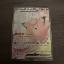 Pokemon TCG Journey Together Lillies Clefairy EX Card 173/159 Ultra Rare - Image 1
