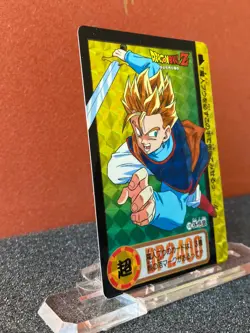 Bandai 1994 Dragon Ball Z Collectable CCG Prism Insert Card Gohan 170 - Image 3