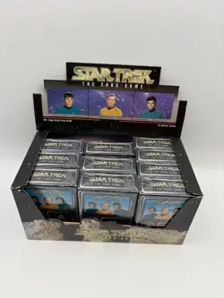 Star Trek Collectible Card Game Box Opened with 10 Starter Decks - Image 1