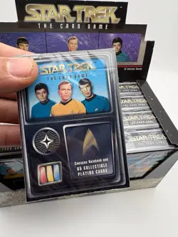 Star Trek Collectible Card Game Box Opened with 10 Starter Decks - Image 3