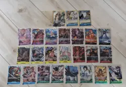 🌟One Piece Card Game TCG 76 Cards (SEC/SR/C/UC) Bulk Sales Pre-owned Japanese - Image 2