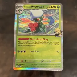 Cynthia's Roserade 008/182 Pokemon Card Pokemon TCG Holo - Image 1