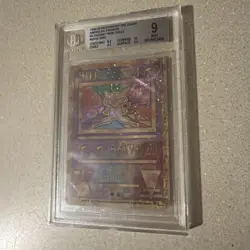 Ancient Mew Promo Pokemon The Movie 2000 Card Holo Foil BGS 9 w/swirl - Image 1