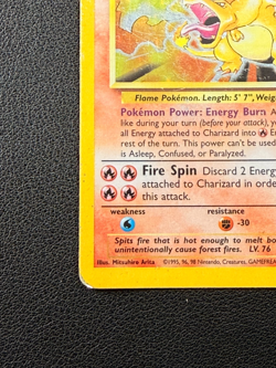 Charizard 4/102 Holo Base Set Unlimited 1999 Pokemon Card - Image 5