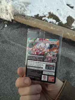One Piece Monkey D. Luffy US Voyage College Basketball Card Rutgers 1/23 IN HAND - Image 2