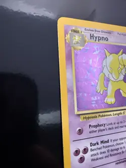 1999 Pokemon TCG Hypno 8/62 Fossil Set Holo Rare Card Vintage WOTC NEAR MINT - Image 3