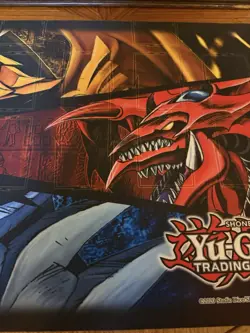 Konami YuGiOh! Slifer, Obelisk & Ra, Egyptian God TCG Trading Card Game/Play Mat - Image 3