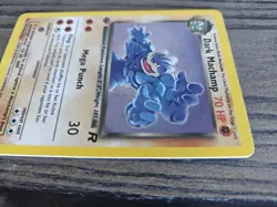 Pokemon Dark Machamp 1st edition Holo Rare TCG Vintage Card 10/82 - Image 3