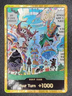 One Piece English - Don!! Card - Egghead Gold DON - OP14 - NM - Image 1