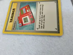 1995 POKEMON POKEDEX TRAINER CARD 87/102 BASE SET RARE - Image 5
