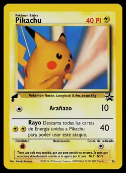 Pokemon Card - Pikachu 26 SPANISH Pikachu World Collection Promo - Image 1