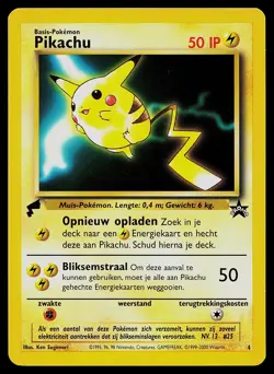 Pokemon Card - Pikachu 4 DUTCH Pikachu World Collection Promo - Image 1
