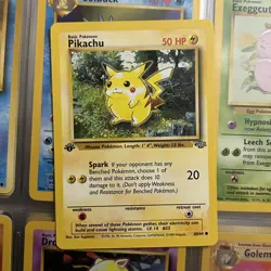 Pokemon TCG Pikachu 1st Edition #60 Jungle Set 1999 Card - Image 1