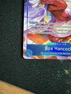 One Piece TCG Boa Hancock SR Alternative Art Card OP07-051 English Edition - Image 2