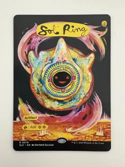 Sol Ring Borderless Secret Lair MTG Magic the Gathering Card NM Mint SLC - Image 1