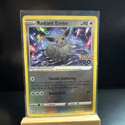 Pokemon TCG Radiant Eevee SWSH230 Sword & Shield Promo Card in NM Condition - Image 1