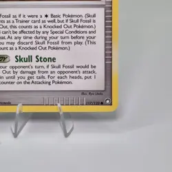 Skull Fossil - 117/123 - Common - Mysterious Treasures Pokemon Card - NM - Image 4