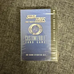 STAR TREK: The Next Generation CCG CUSTOMIZABLE CARD GAME 60 WB CARD STARTER SET - Image 2