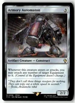 Armory Automaton (Surge Foil) R Commander: FINAL FANTASY 336 NM - Image 1