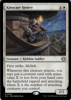 MTG Kinscaer Sentry (22) | NM | Lorwyn Eclipsed {ECL} - Image 1
