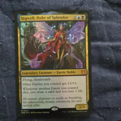 Wizards of the Coast Tegwyll Duke of Splendor Mythic Blue Black Faerie (FOIL) - Image 1