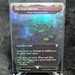 MTG FOIL Urborg, Tomb of Yawgmoth (The Dead Marshes) - The Lord of the Rings - Image 1