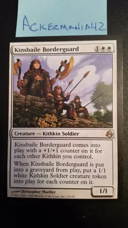 1 x Kinsbaile Borderguard - Morningtide - LP - Magic The Gathering - MTG - Image 1