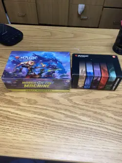 Magic: The Gathering March of the Machine Draft Booster Box & Lands - Image 1