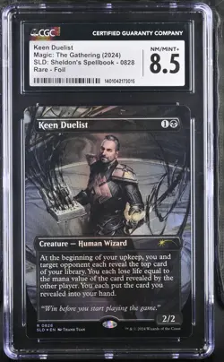 KEEN DUELIST Secret Lair Foil Rare CGC 8.5 MTG [Nostalgium] - Image 1