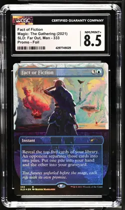 FACT OR FICTION Secret Lair Foil Far Out Man CGC 8.5 MTG [Nostalgium] - Image 1