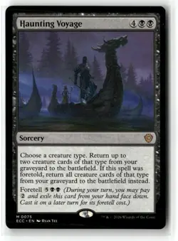 Haunting Voyage Commander: Lorwyn Eclipsed NM Regular Magic MTG - Image 1