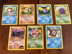 1st First Edition Pokemon Gym Challenge, Fossil, Jungle Lot - Image 1