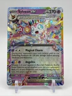 Pokemon Surging Sparks Sylveon EX 086/191 Holo Double Rare NM - Image 1